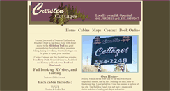 Desktop Screenshot of carstencottages.com